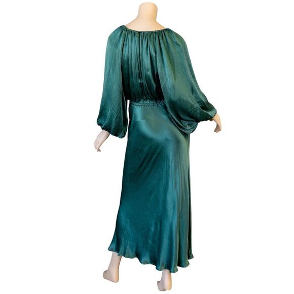 AUGUSTE THE LABEL Emerald Green Zelda Midi Dress  * Medium - Picture 9 of 16